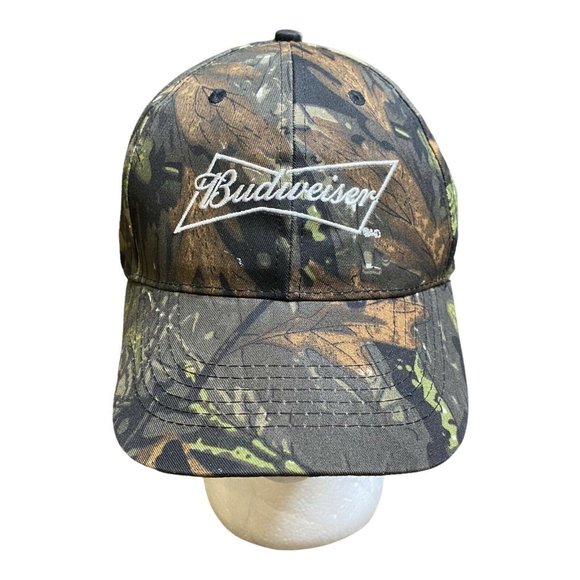Nwot Budweiser Camo Snapback Hat Cap 